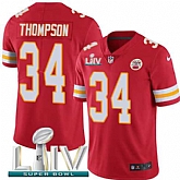 Nike Chiefs 34 Darwin Thompson Red 2020 Super Bowl LIV Vapor Untouchable Limited Jersey,baseball caps,new era cap wholesale,wholesale hats